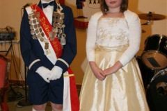 Edelknabenkönigspaar 2011/12 -  S.M. Sebastian I und Königin Charlene