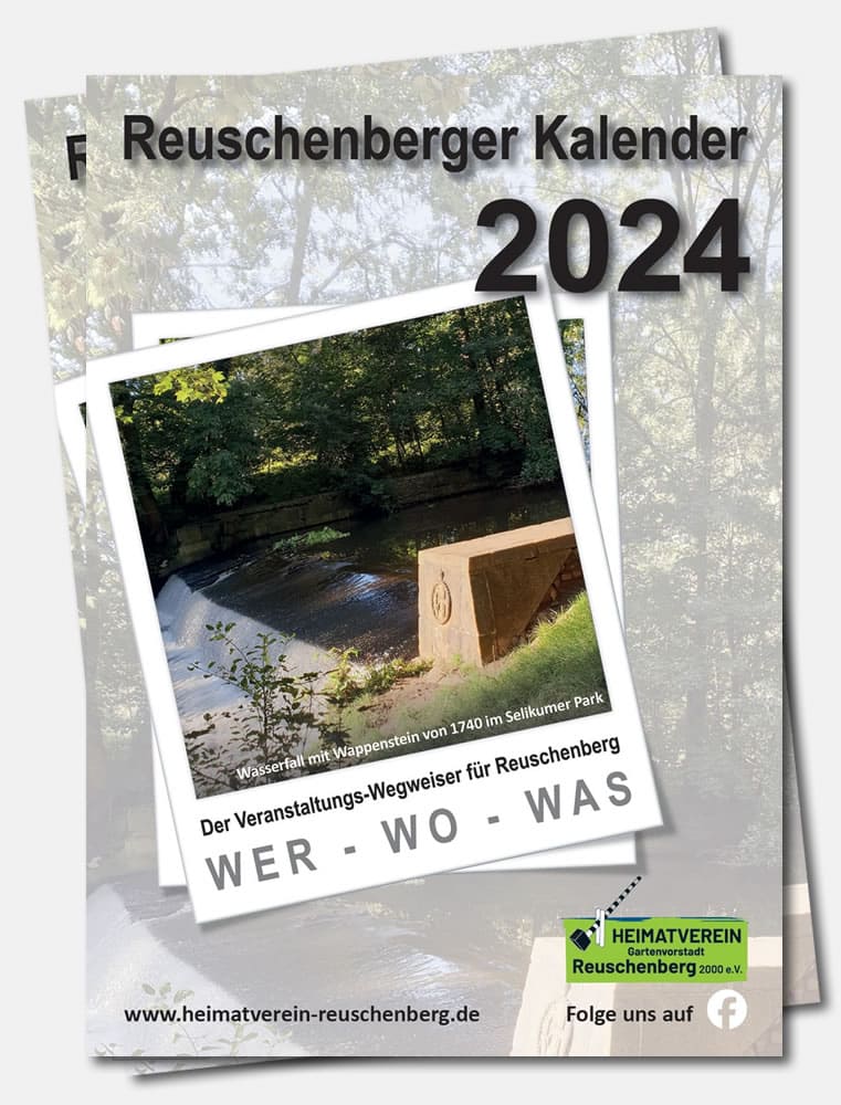 Titelseite vom Kalender des Heimatverein für 2024