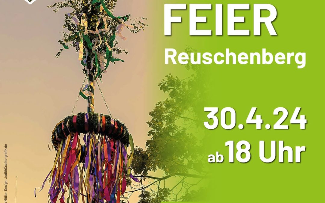 Maibaum aufstellen 30.04.2024 des Jägercoprs Reuschenberg & Heimatverein